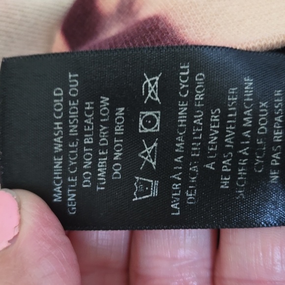 Obey Maroon Tie Dye Sweatshirt Size Large - Picture 5 of 5